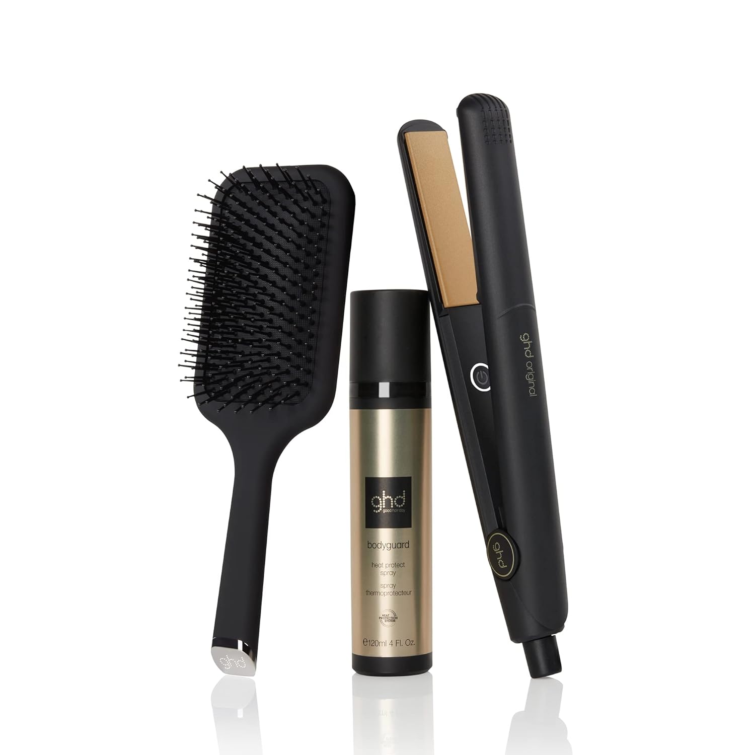 ghd Original Styler ― 1″ Flat Iron Hair Straightener, Optimum Styling Temperature for Professional Salon Quality Results, No Extreme-Heat Styling Damage, Ceramic Heat Technology ghd Original Styler ― 1″ Flat Iron Hair Straightener, Optimum Styling Temperature for Professional Salon Quality Results, No Extreme-Heat Styling Damage, Ceramic Heat Technology