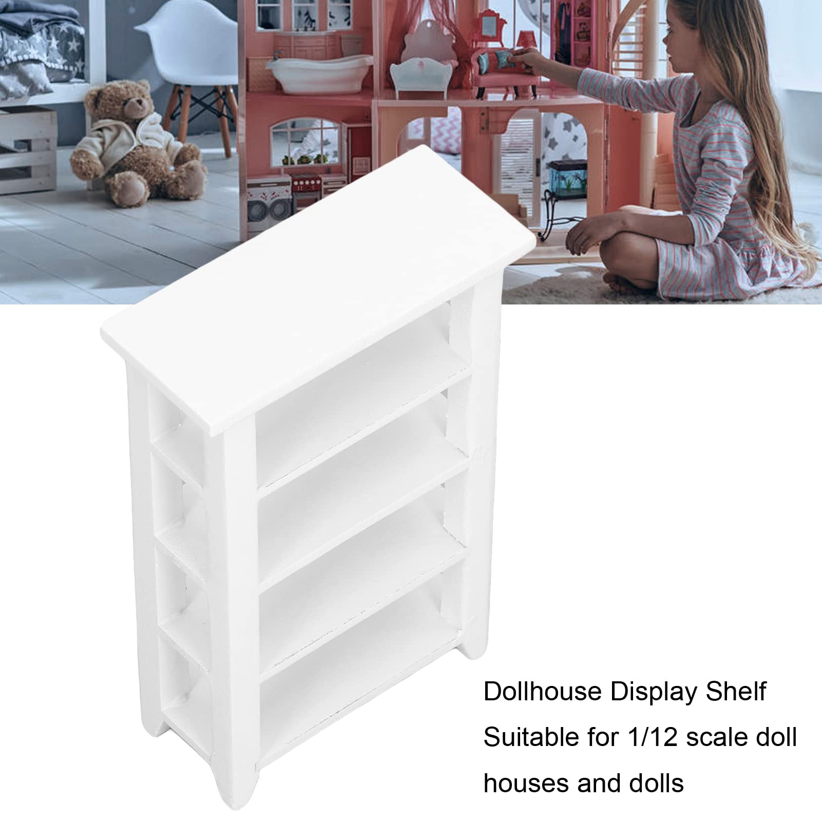Amazon.co.jp: 1:12 ドールハウスミニチュア家具、ドールハウス陳列棚  
