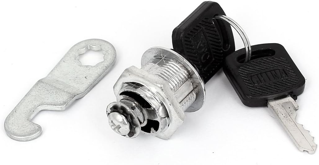 Aexit File Cabinet Cabinet Hardware Shop Mailbox Cam Chest Lock Cylinder Camlock w Latches 2 Keys