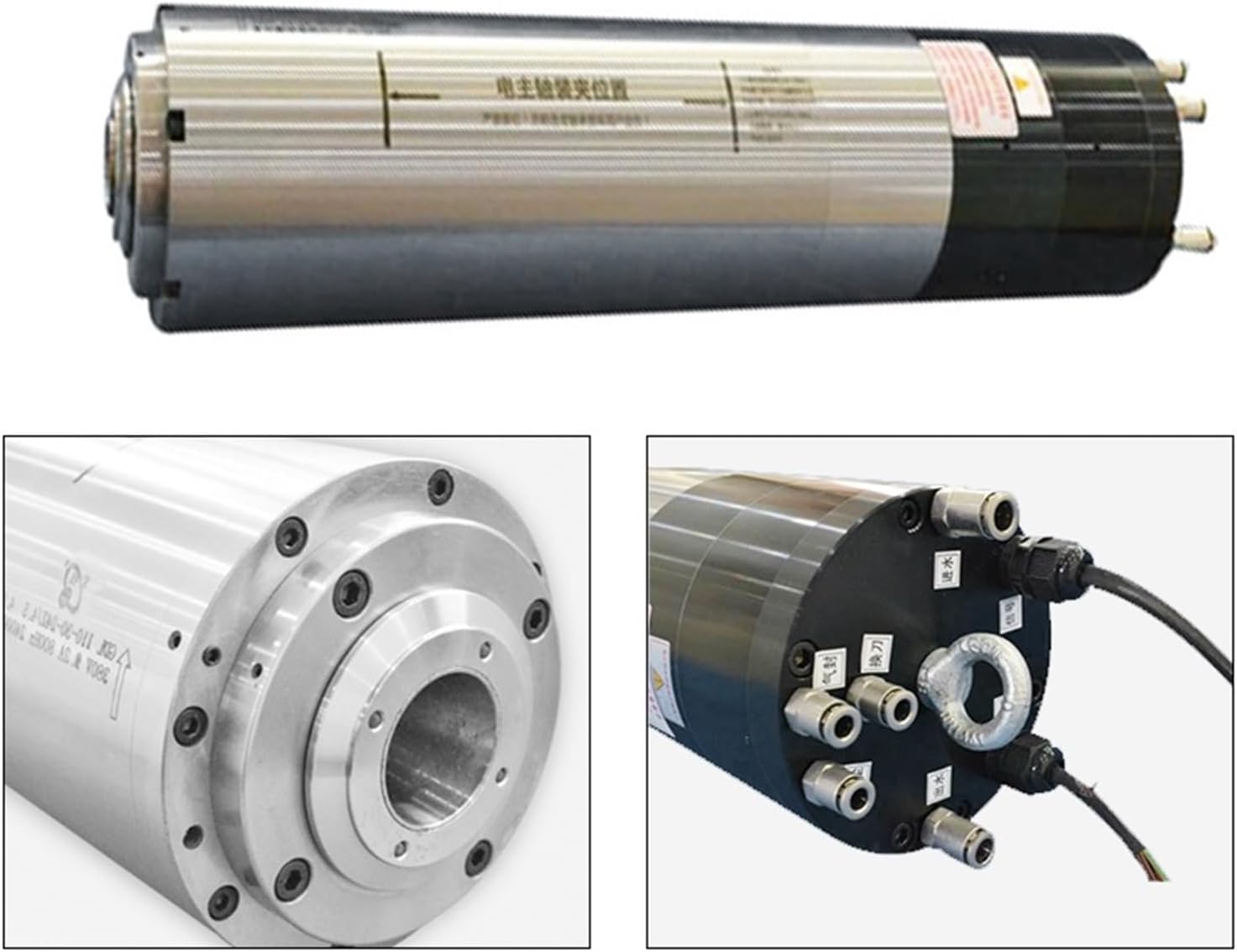 6.5KW Automatic Tool Change Motor Water-Cooled BT30 GDL120-30-24Z/6.5 CNC Milling Machine Engraving