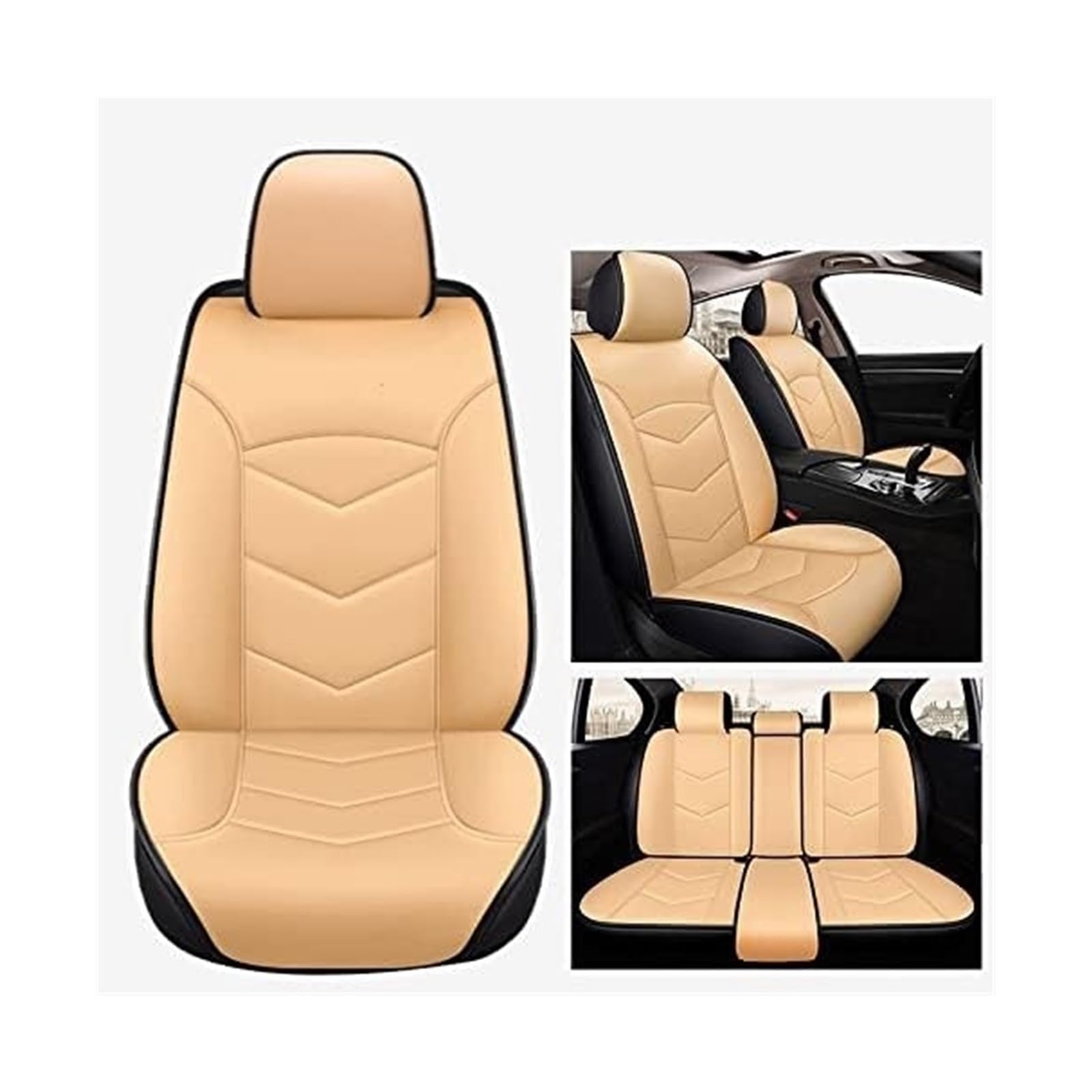 Für Megane 2 3 Für Master Für Scenic Für Captur Für Clio Für Fluence Für Kangoo Leder-Autositzbezüge Schutz Autositzbezüge