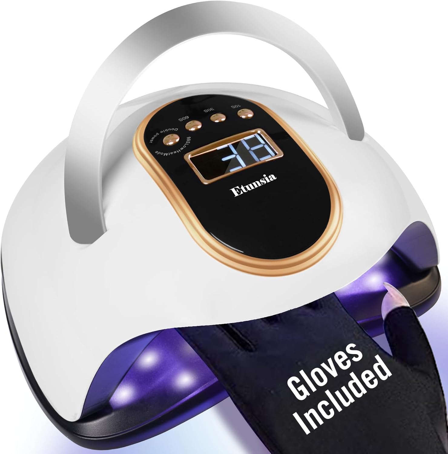 Nail Lamp, Nail Dryer 168W LED Nail Lamp for All Gel Polish, Nail Light With 4 Timer Mode - Auto Sensor - Professional Fast Curing - Large LCD Screen, Gel Lamp LED Lamp for Gel Nails for Home & Salon