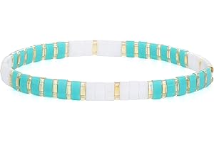 Stretch Tila Beaded Bracelets
