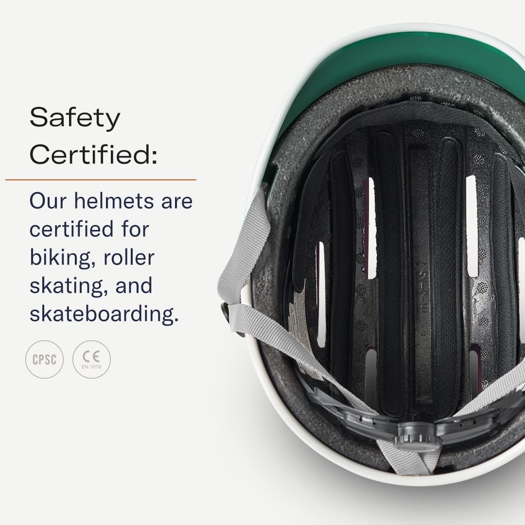 Thousand Kids Helmet – Free Reflective Sticker Pack to Customize, No Pinch Magnetic Buckle, Multi Sport Safety CSPC ASTM CE Certified – Jr Collection
