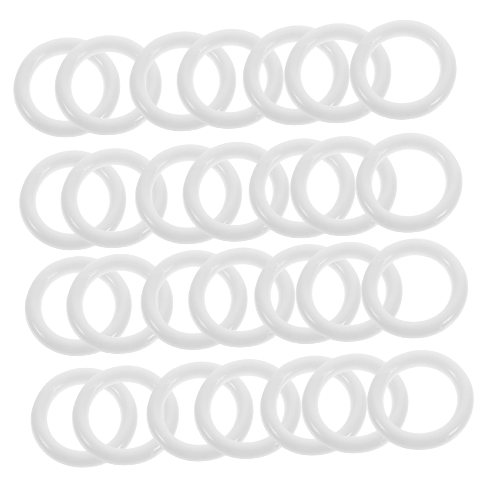 ABOOFAN 5 Set Eleganti Occhielli in Plastica per Tende Occhielli in Metallo per Tende Riutilizzabili Decorazioni per Finestre 100 Pezzi * 5