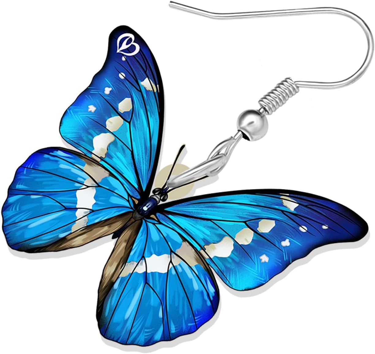 BONSNY Dangle Floral Butterfly Earrings Fashion Insects Jewelry For Women Gifts - Image 4