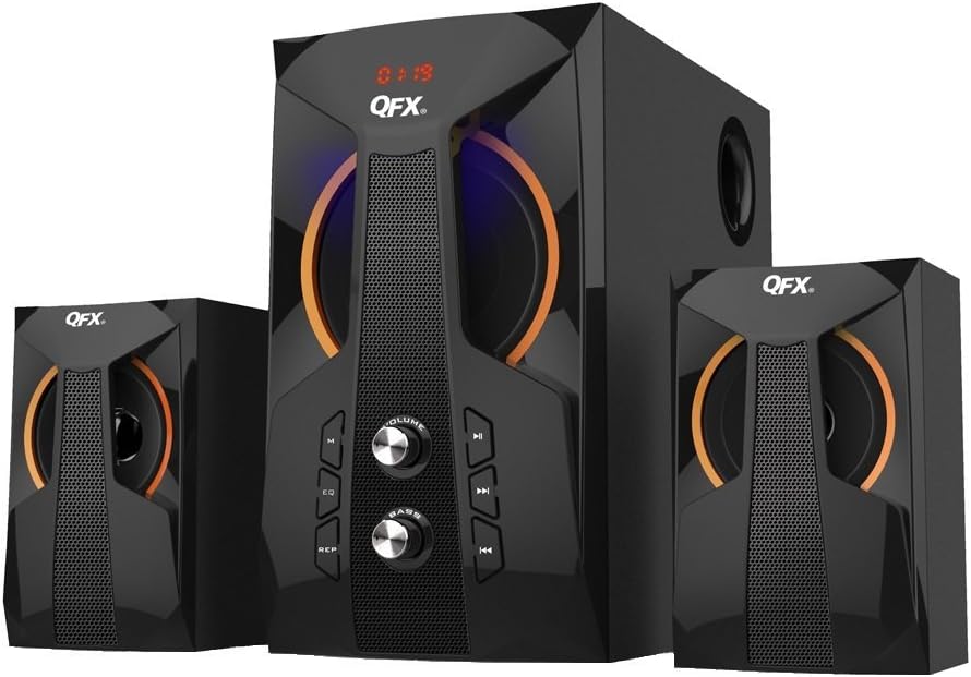QFX BT-209 2.1 Channel Bluetooth Speaker System
