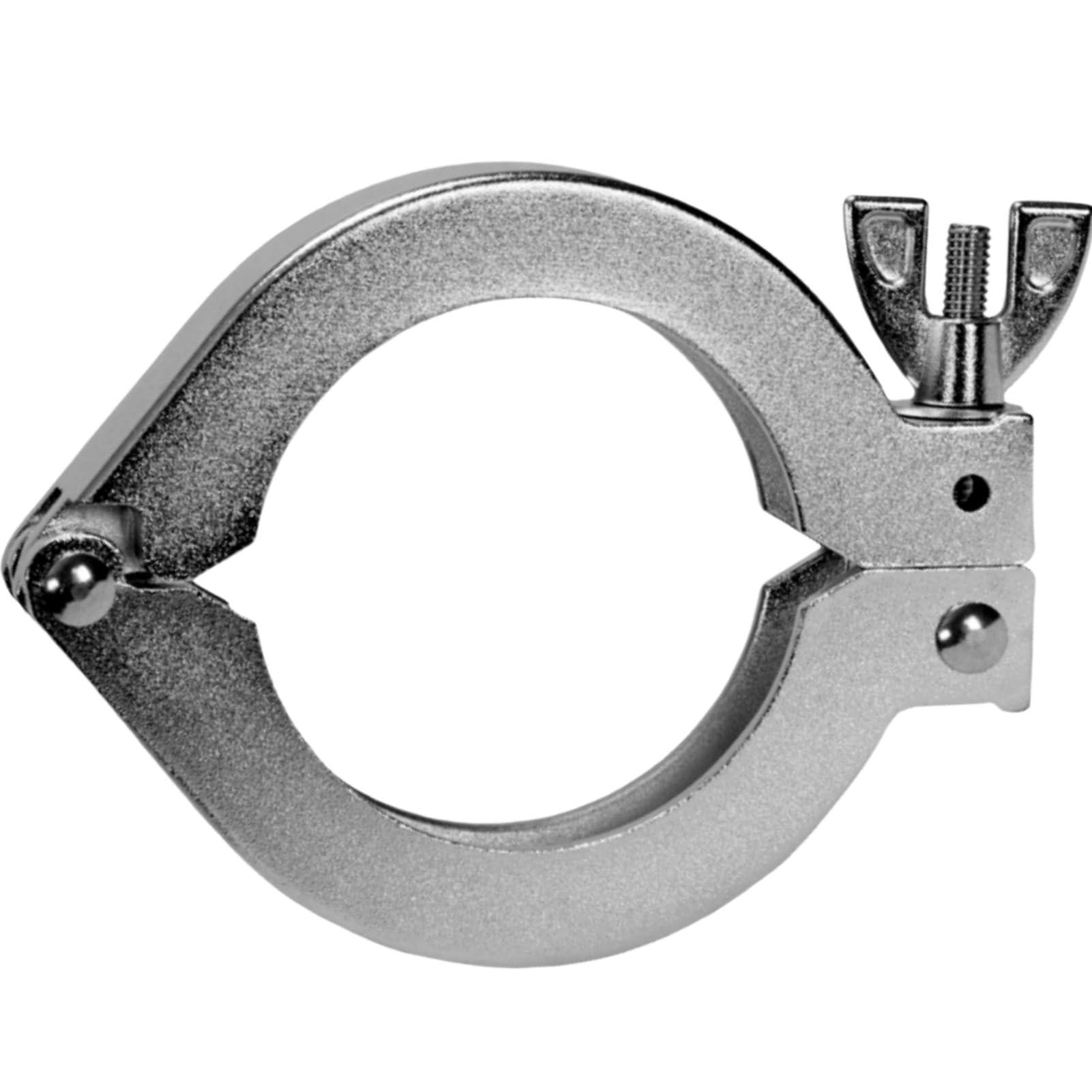 2 Pcs KF-40 Quick Clamp with Wing Nut Closure - ISO-KF Vacuum Fittings(304 Stainless Steel KF50)