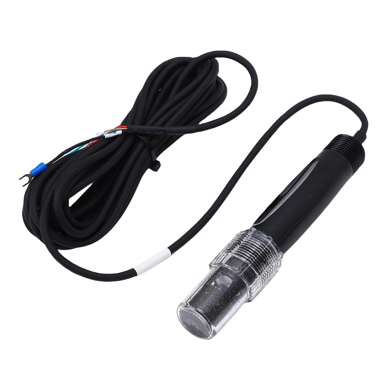 SIXRUN Sonda de Electrodo de PH Industrial Sensor de Alta Precisión con Compensación de Temperatura para Uso en Laboratorio Material ABS 1 Unidad