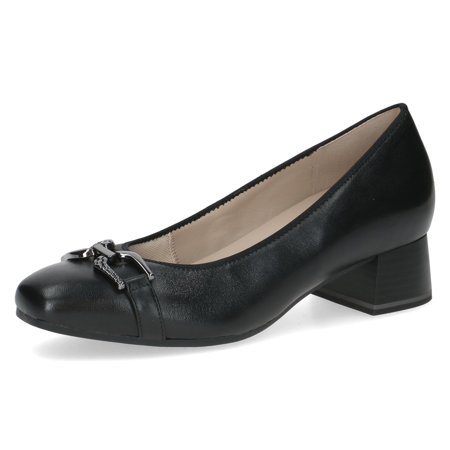CAPRICE Comfort Damen Pumps aus Leder Mehrweite H
