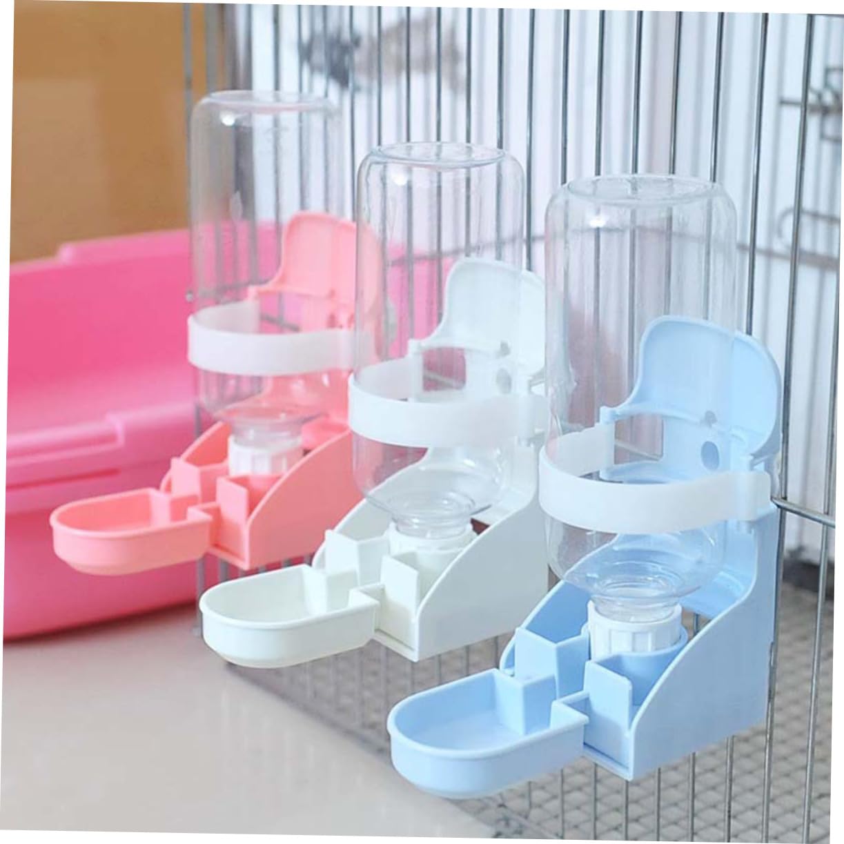 DOITOOL 2stücke Automatischer Wasserspender Für Haustiere Hängendes Trinkgerät Für Hunde Katzen Und Vögel Blau Praktischer Und Sicherer Trinknapf Für Käfige Und Zuhause Für