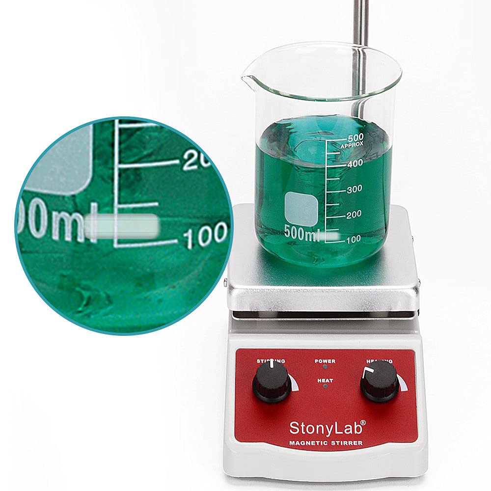 Stonylab PTFE Magnetrührstäbchen Set 10-tlg. - 70mm Rührstäbe Für Labor | Chemie-beständig & Autoklavsicher