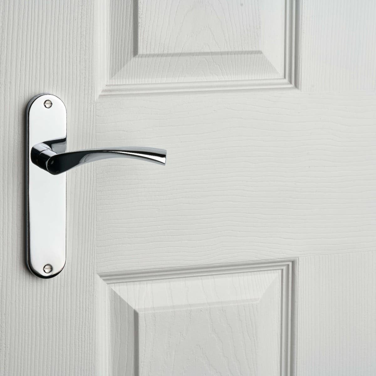 Designer Levers - Marvel Lever Latch Polished Chrome, Long Latch - Image 4
