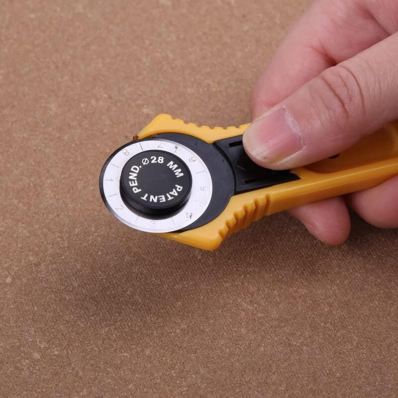 Nonvor LeatherCraft 28/45mm Rotary Cutter Leather Cutting Tool DIY Sewing Quilting Circular Blade Knife for Leather Fabric - (Color: 1)