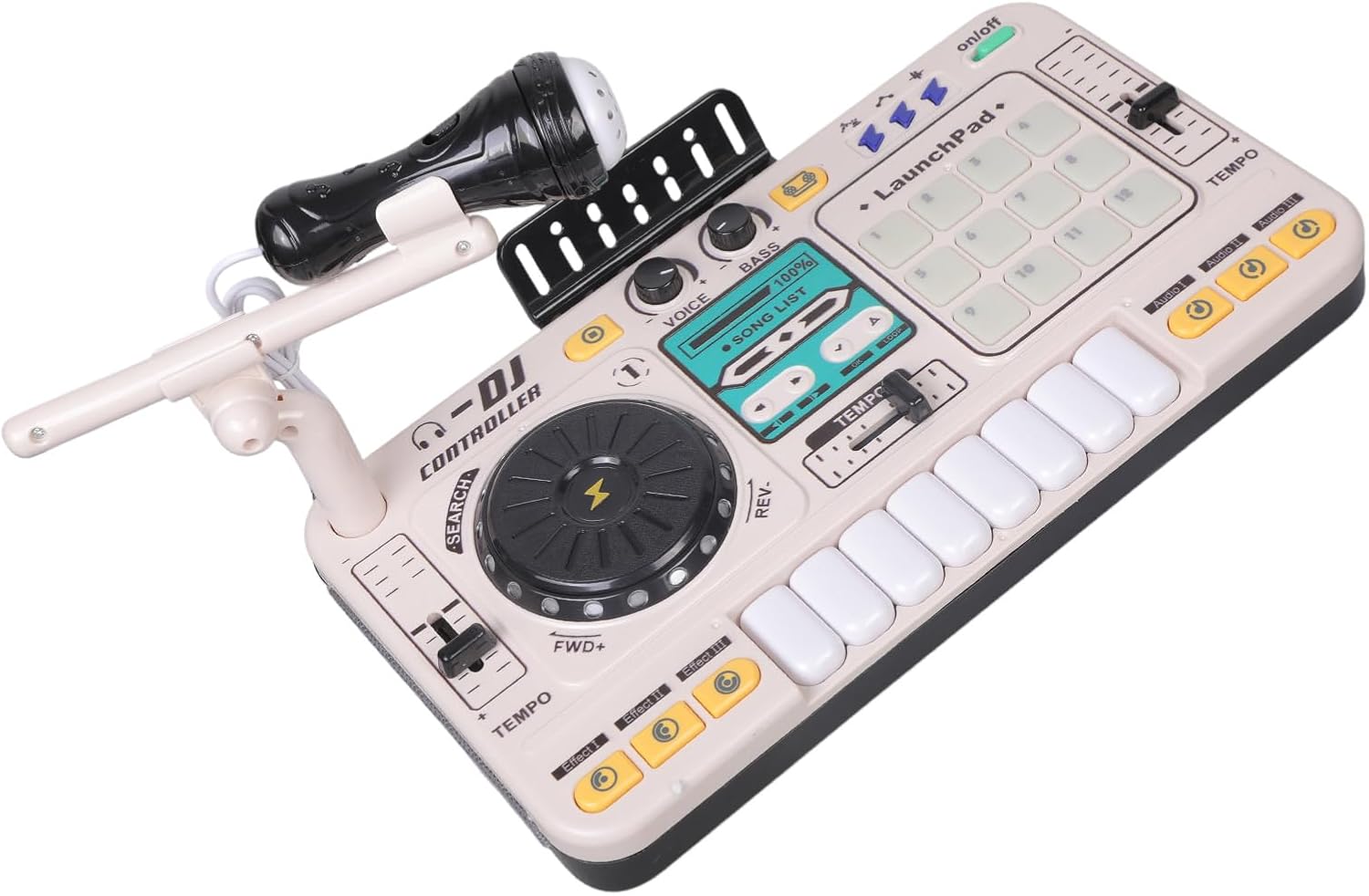 Mjaie Professional Childrens Machine Builtin Sound Effects and Features Rechargeable Design Musical Toy for Toddler