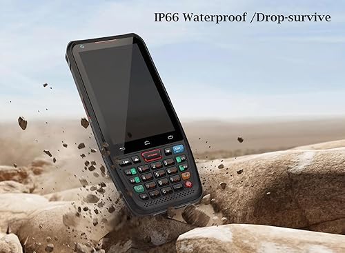 Miniatura 6 de Nuevo escáner de código de barras Android actualizado, Bix 2D 1D resistente PDA Android, escáner QR de inventario de 4 pulgadas, computadora móvil