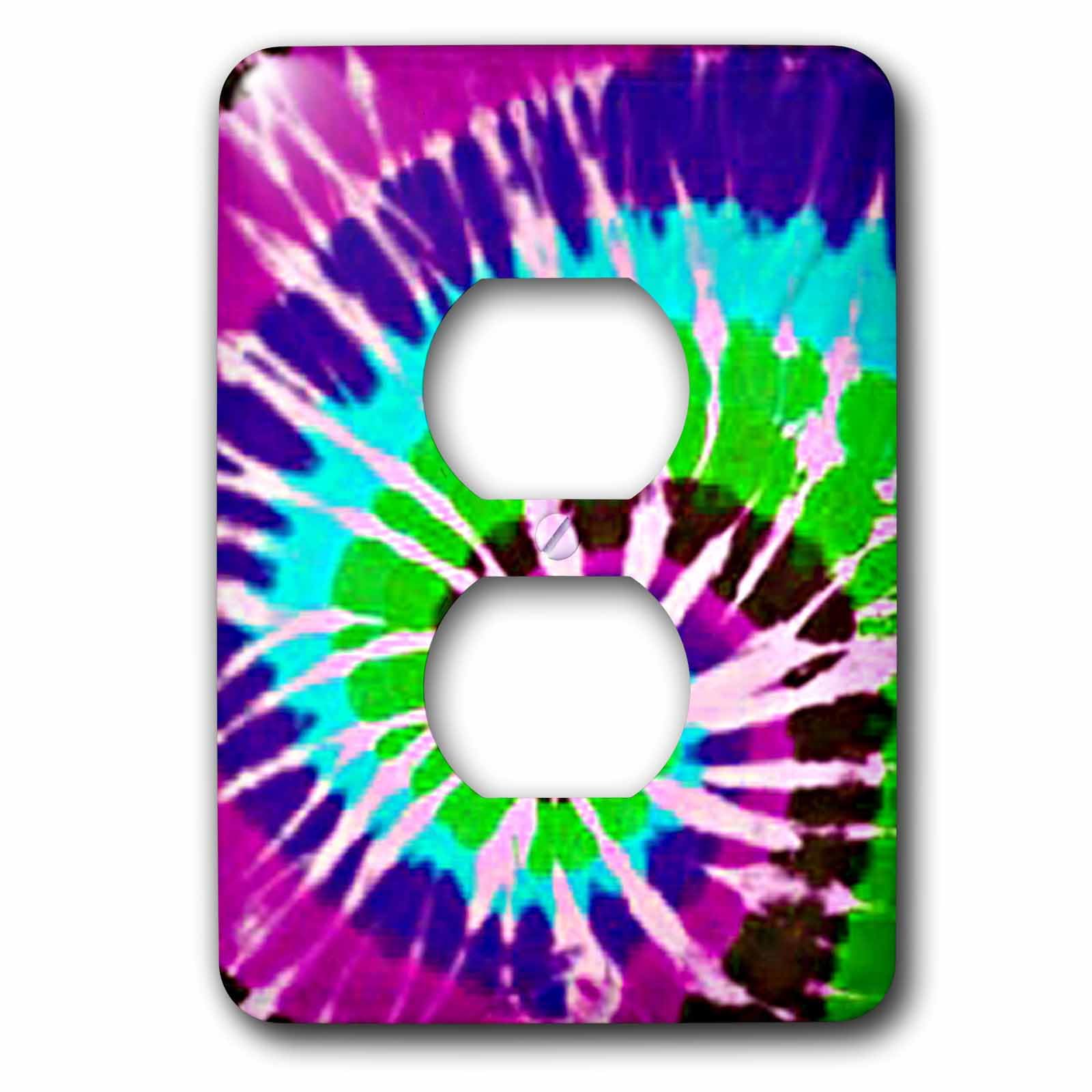 Tie Dye Art 2 cache-prise aux couleurs psychédéliques éclatantes