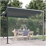 Persianas Enrollables Pvc Transparente Exterior,WxH-50x100cm/19.7*39.4in