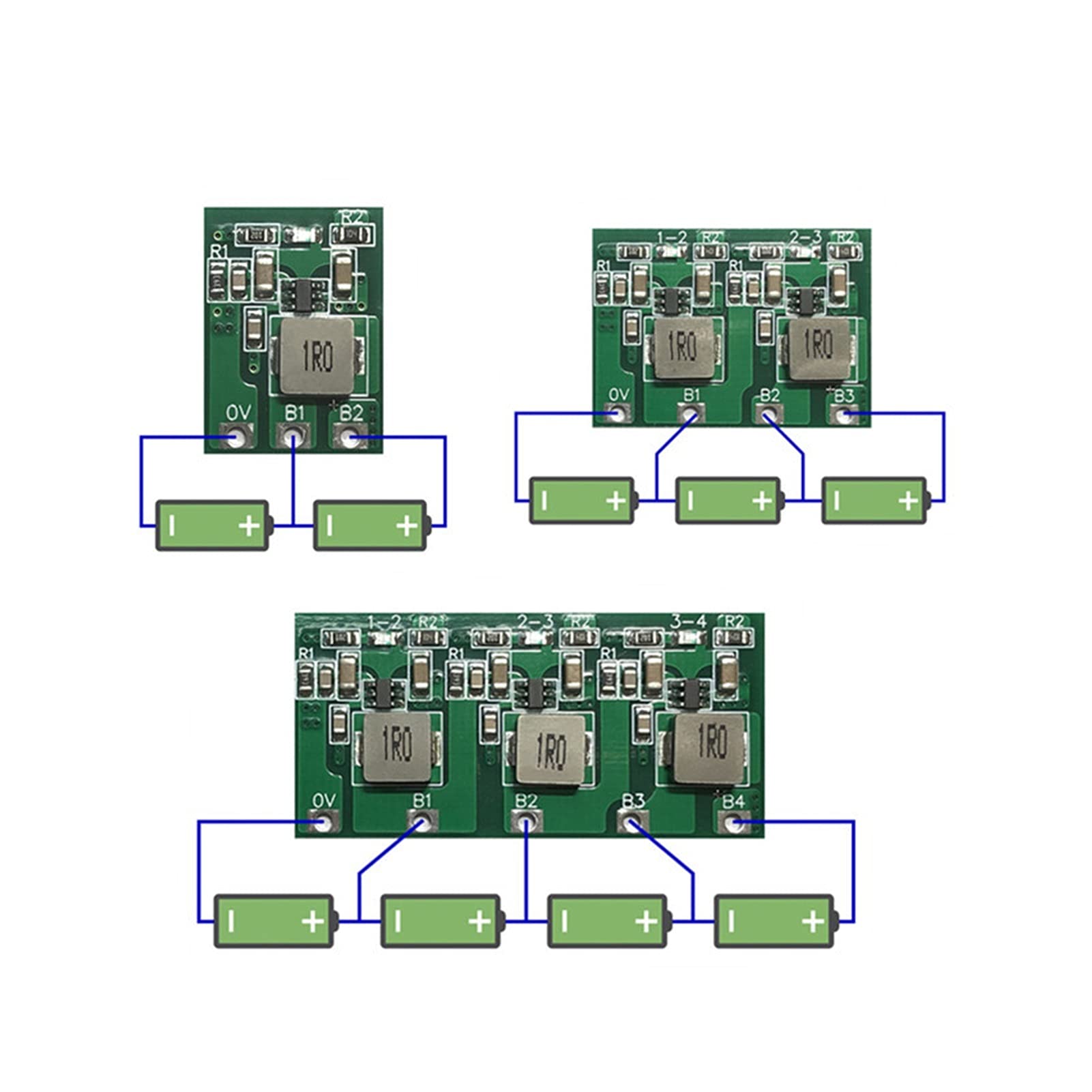 5X 4S Active Balancer Board 1.2A - Für LiFePO4 & Lithium Batterien