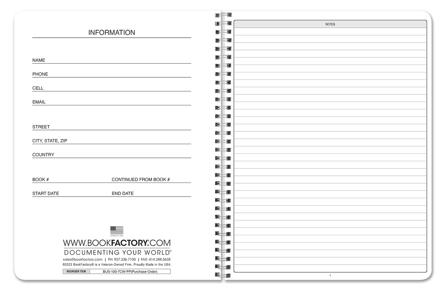 BookFactory Record Books