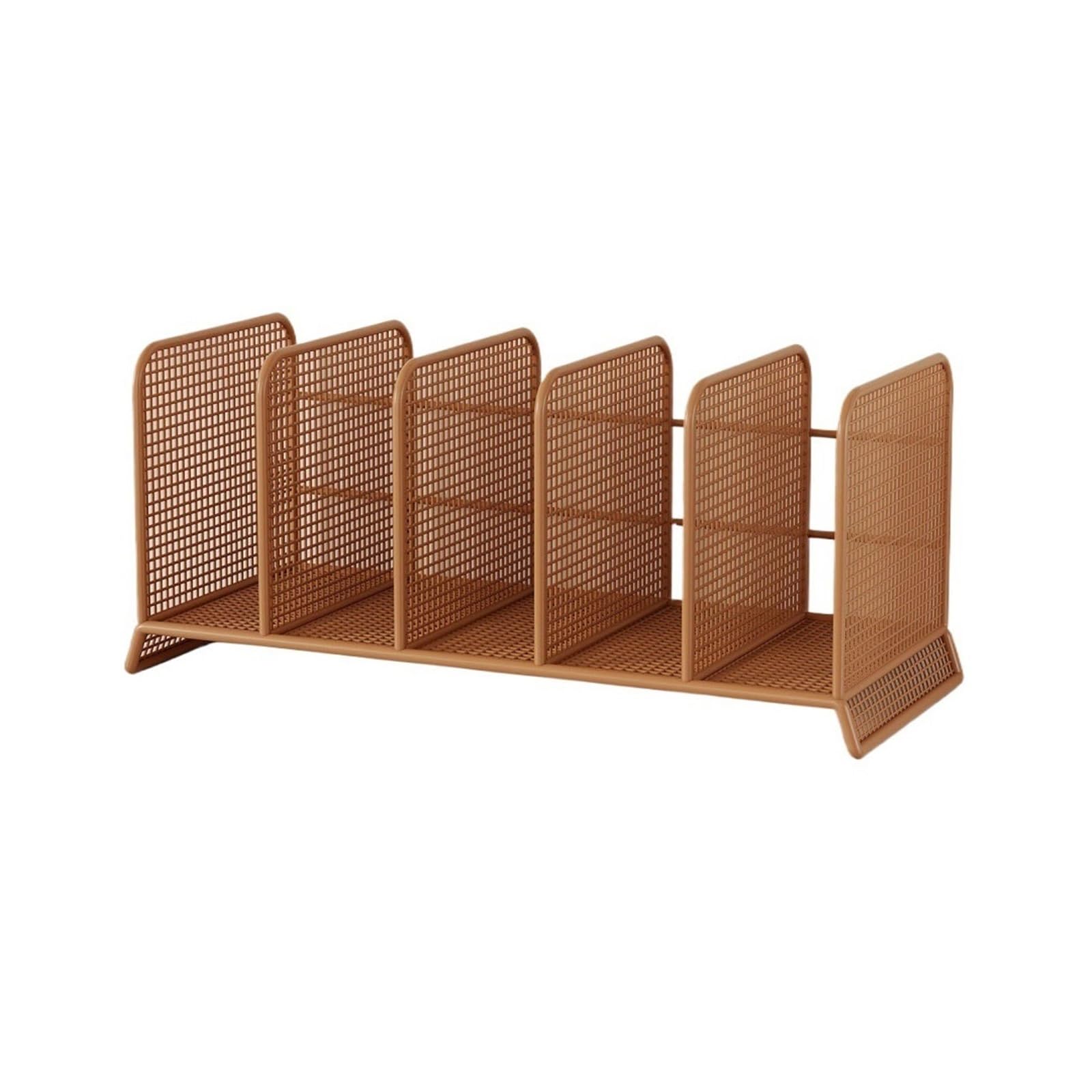 Zhaoj24-05 Bookcase Home Five-compartment Iron Desktop Bookshelf Office Metal Storage Rack