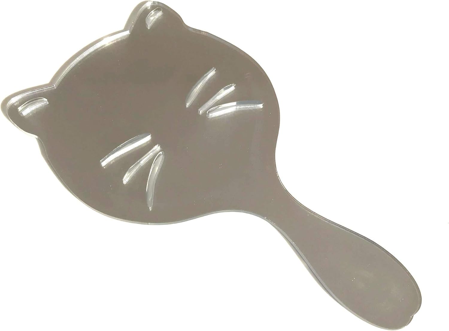 Super Cool Creation Cat Shaped Hand Held Mirrors - 35cm x 17cm - Plain
