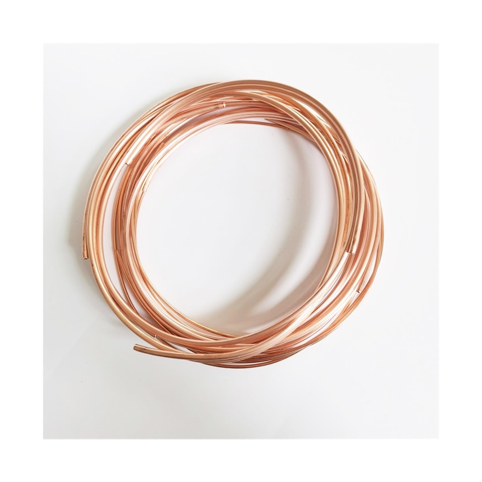yaoqijie 10m T2 czerwona cewka miedziana 2/3/4/5mm rura miedziana klimatyzacja rura miedziana miękka rurka 99.9% T2 miedź DIY chłodzenie lasting (Color : OD 5 x T 0.5)