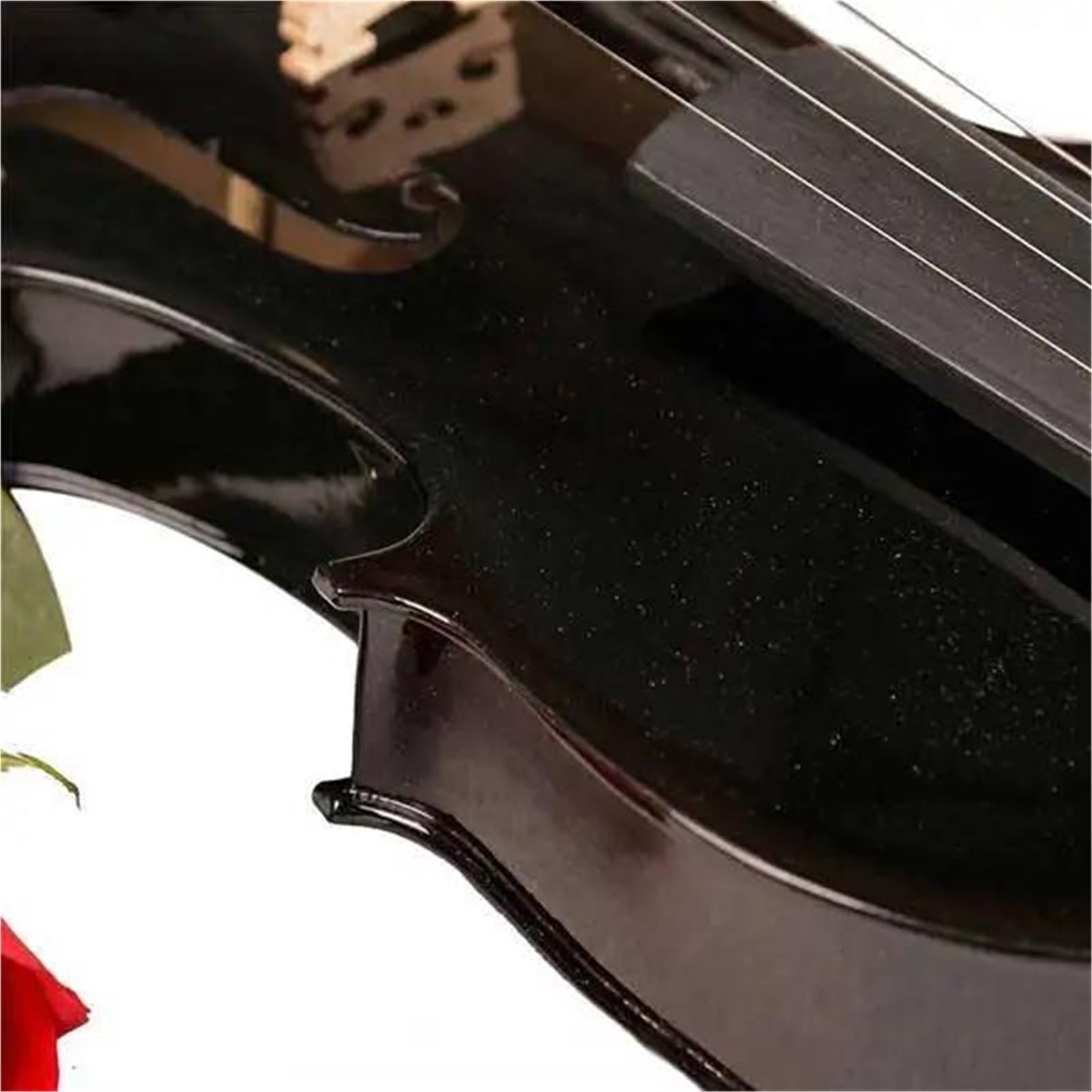 Violini Acustici Violini Acustici In Legno Massello Di Dimensioni Standard Neri(1/16)