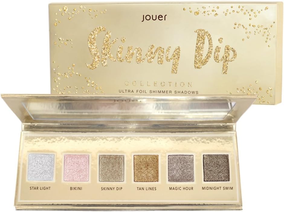 Skinny Dip Collection Ultra Foil Shimmer Shadows By JOUER Cosmetics
