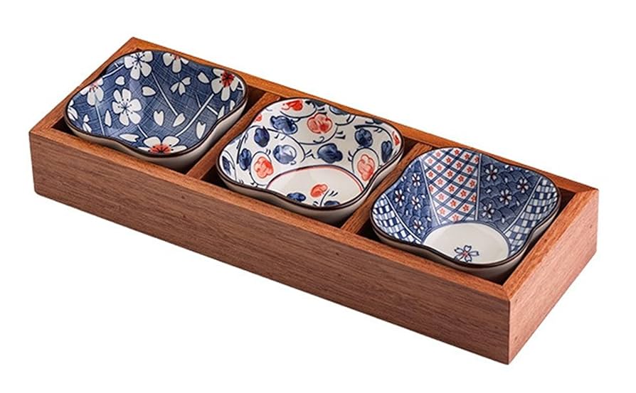 V6 豆皿セット 小皿 Amazon | 豆皿 小皿 セット 陶器 食器 寿司皿 セット仕切り