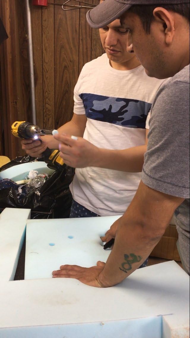 Foam Hole Cutter 1-1/8"=28mm Diameter, Stainless Steel, Upholstery Tufting Tool, 1 Pc