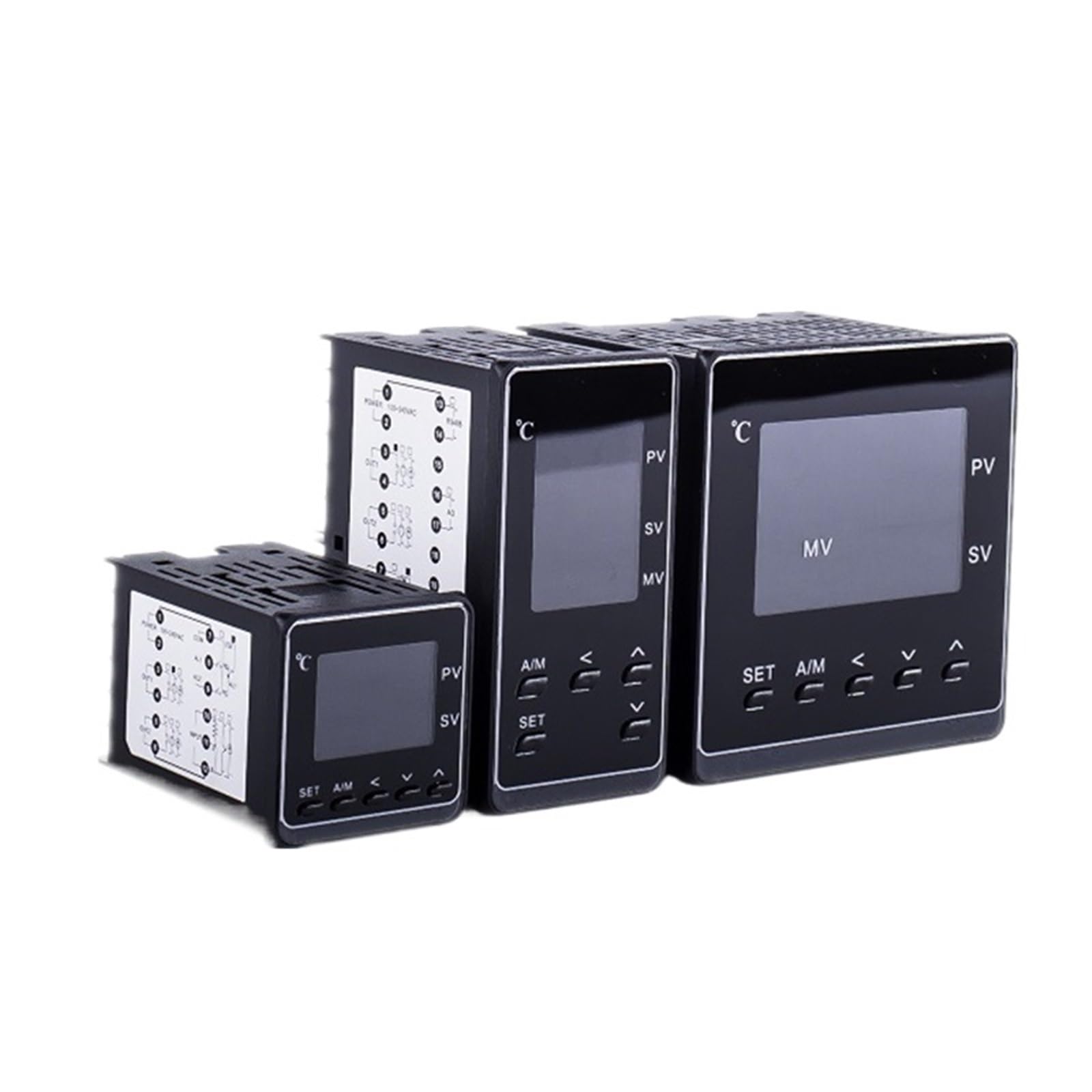 1 Uds. Controlador de temperatura Pid de rampa programable de 50 segmentos de entrada de 0-10V 48x96mm,SSR/relé/4-20mA/0-10V 0 salida(0-10V Output 2Alarms)