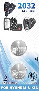 Key Fob Replacement Batteries for Hyundai KIA (Elantra Sonata Tucson Santa Fe Accent Kona Palisade Sportage Sorento Soul Forte Optima K5 Rio Sedona NIRO Seltos EV6 etc.) Key Remote