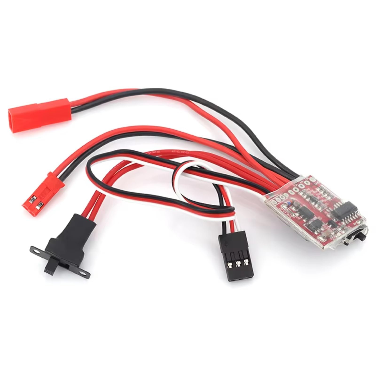 para Mini 20A 4,8 V-8, V Cepillado ESC Controlador Velocidad Eléctrico Motor Electrónico RC Modelo Coche Accesorio Modificado Reemplazo Crawlers RC Cepillado Esc