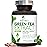 Green Tea Extract Capsules 1000 mg - Standardized 45% EGCG & 98% Polyphenols - 3X Strength Green Tea Pills for Natural Energy - Supports Heart Health, Herbal Supplement, Vegan, Non-GMO - 120 Capsules