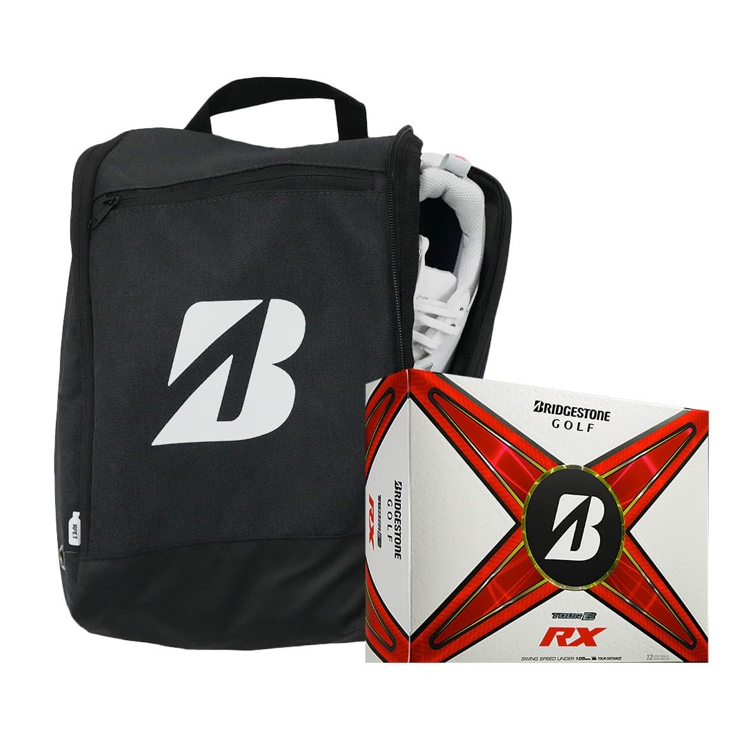 Bridgestone Golf Tour B RX & Golfschuhtasche Bundle