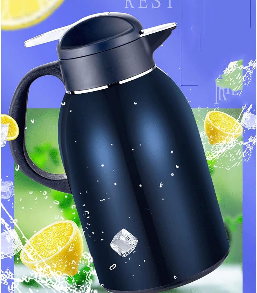HBJWOV Pot Flask for Coffee, Hot Water, Thermal Carafes Insulated Coffee Stainless Steel Vacuum Tea, Hot Beverage