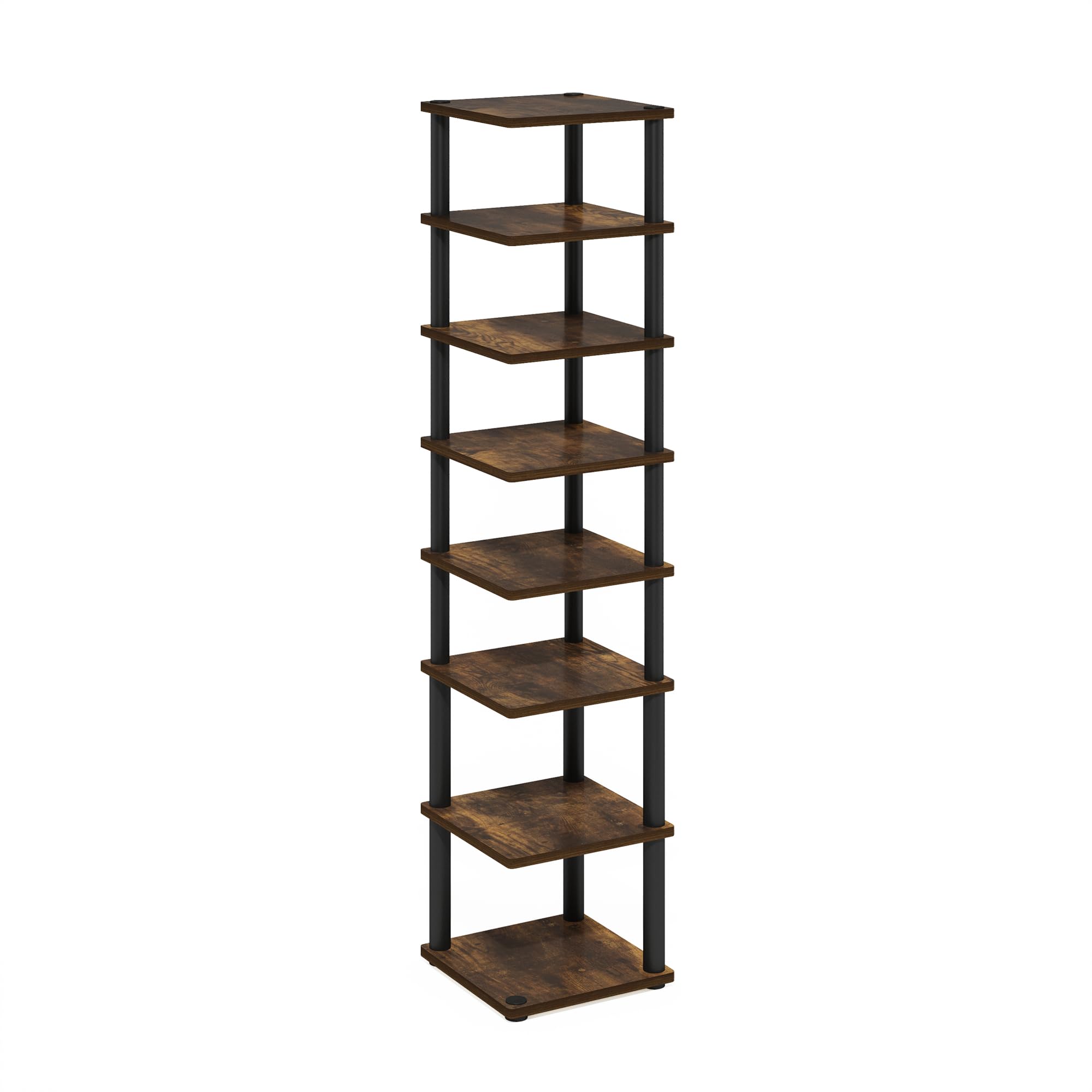 Amazon.com: Furinno Turn-N-Tube Vertical Shoe Rack, 8-Tier Narrow