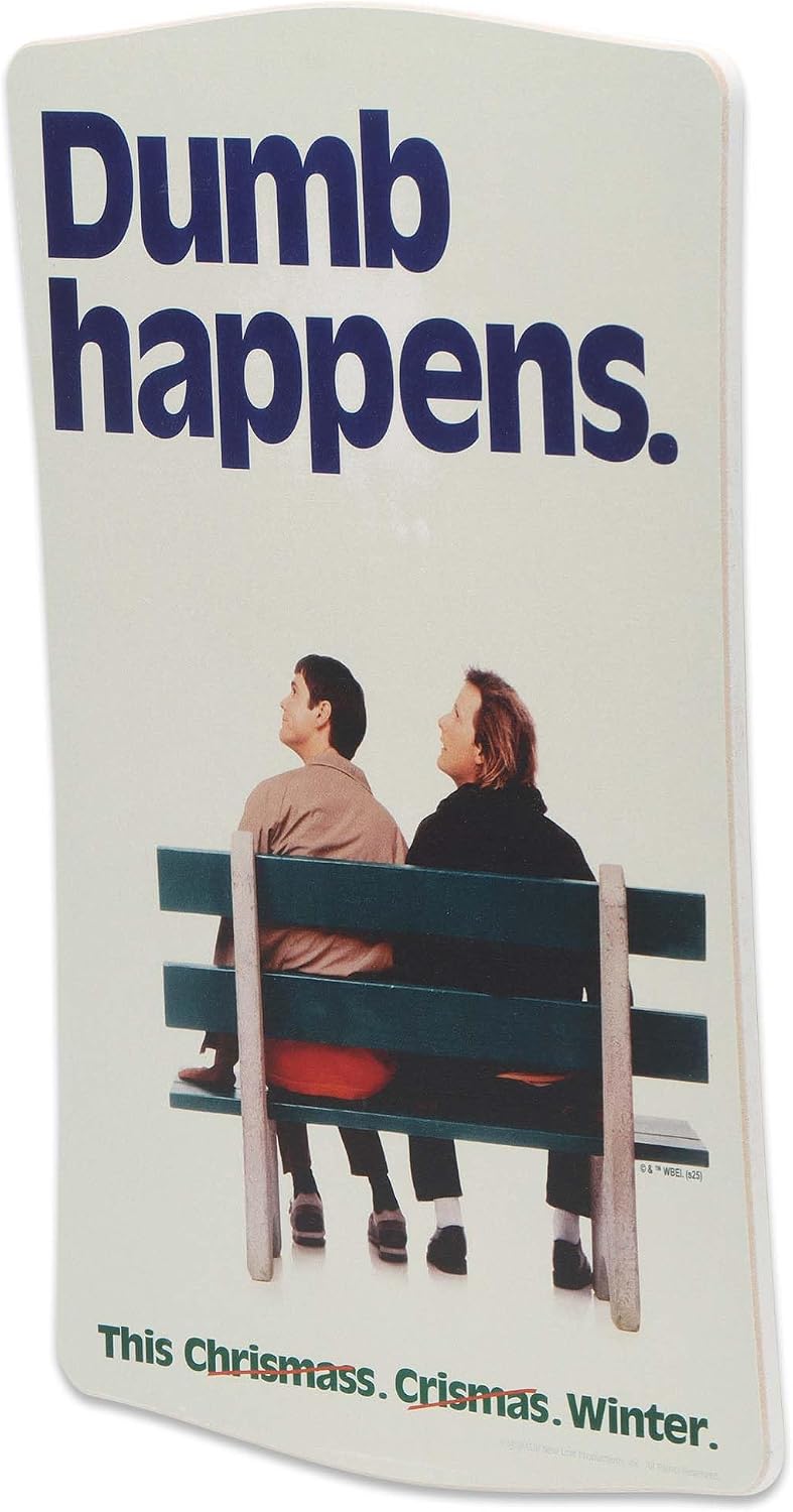 Dumb and Dumber Dumb Happens Wood Wall Decor image 2