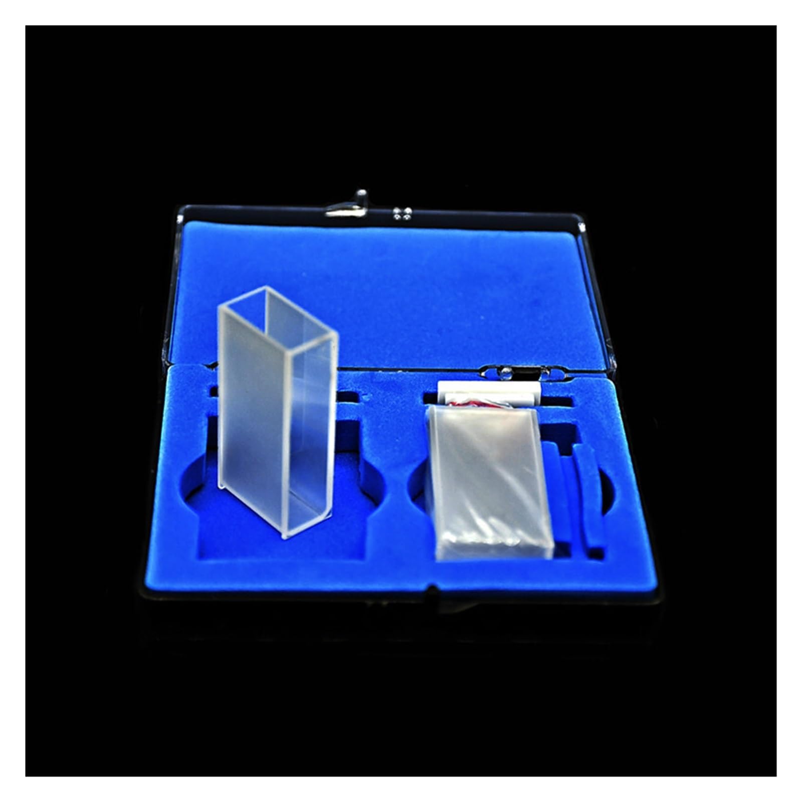 Run Ken Glas Küvette 20mm Glas Absorptionszellen 7 Ml Hergestellt Durch Technologie Können Säure & Alkalische Lösungen PTFE Abdeckung 2/PK