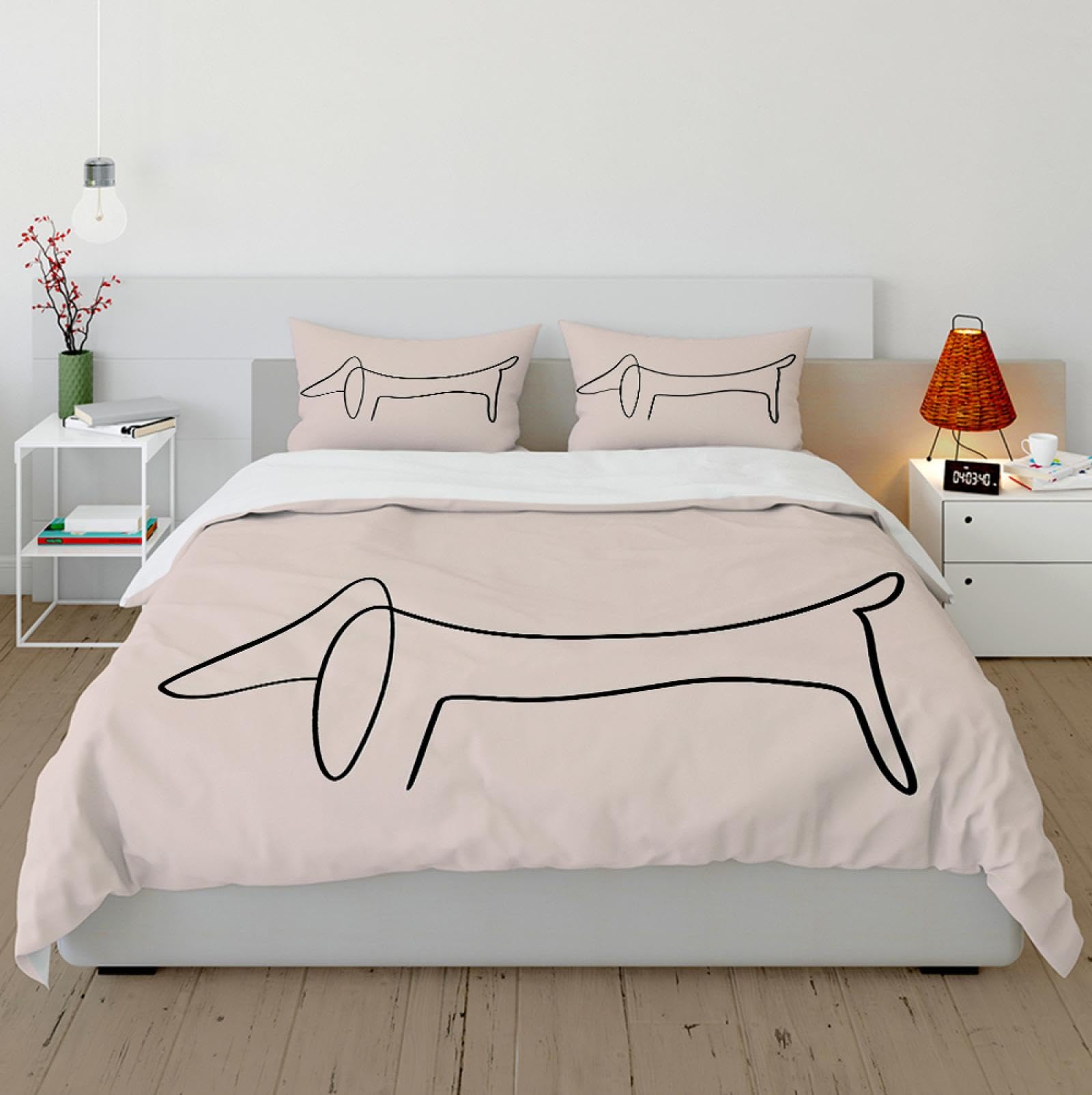 acco様  オリエントミリナリー DUVET 【デュヴェ】 Amazon.com: OLLIAR Home Minimalism Bedding Set Abstract