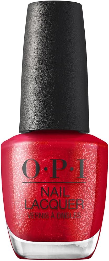 Nail Lacquer Classic Nail Polish Colors | Red Shades | Crème, Shimmer, and Glitter Chip Resistant Nail-Polish | Fast Drying, Streak-free Formula | 0.5 Fl Oz