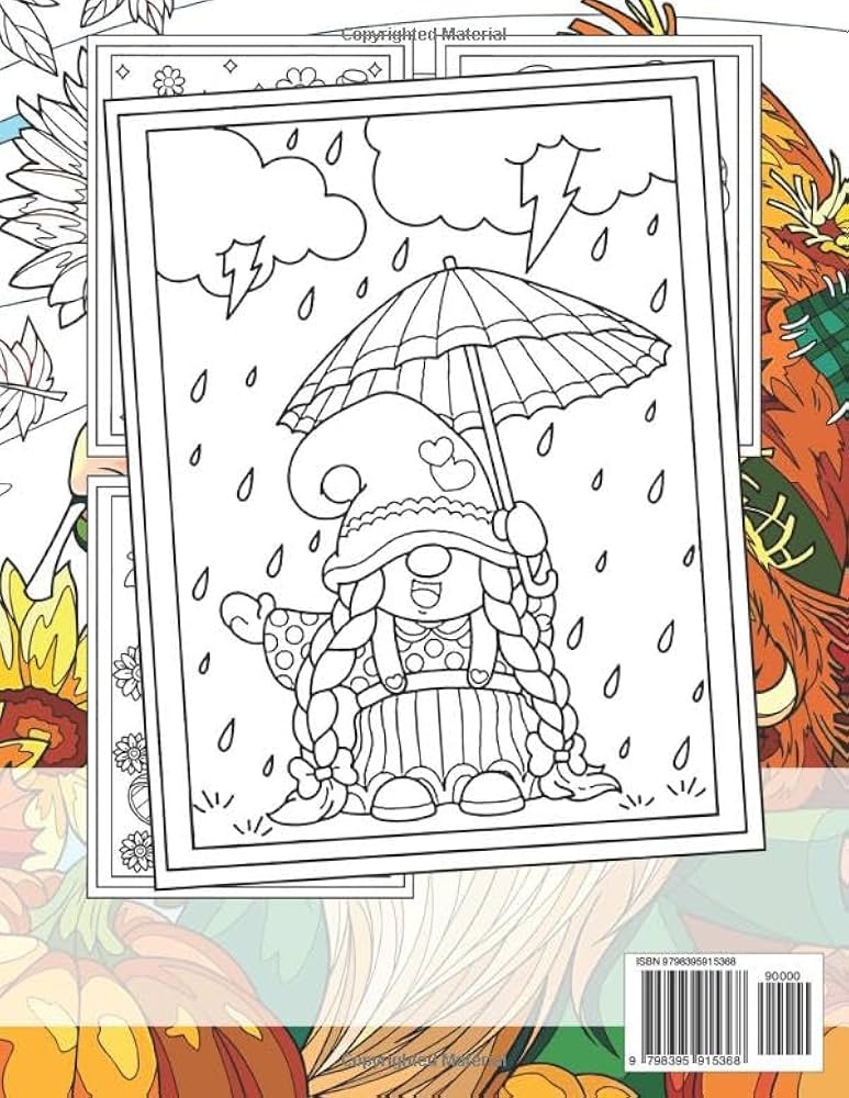Gnome Coloring Page : Fun & Creative Designs