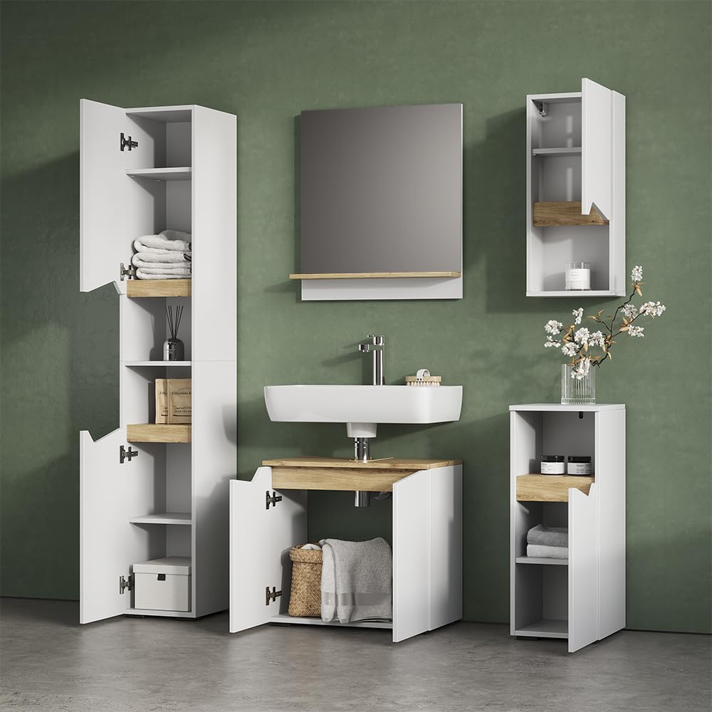 Livinity Conjunto de Muebles de baño Timavo, Blanco 60 cm