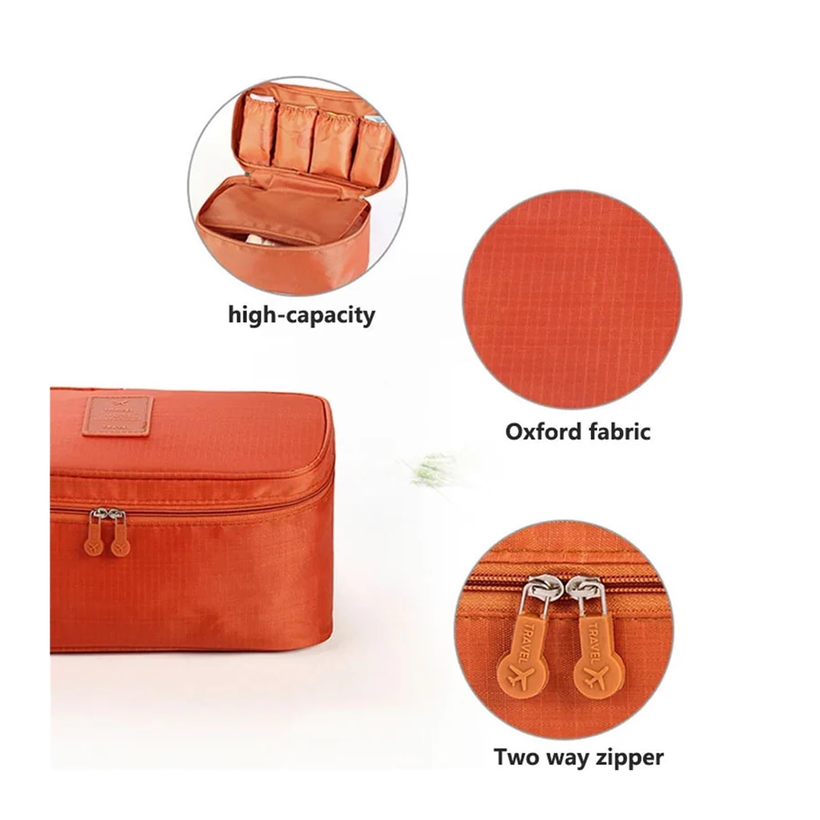 Bolsa Sujetador Viaje Bolsa organizadora de sujetadores de viaje, bragas impermeables, bolsa de almacenamiento de ropa interior, paquete de lavado diario for mujeres, bolsas de acabado cosmético