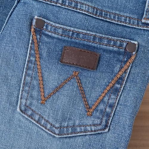 Wrangler Boys' Retro Slim Fit Straight Leg Jean, Roughhouse, 5 Slim