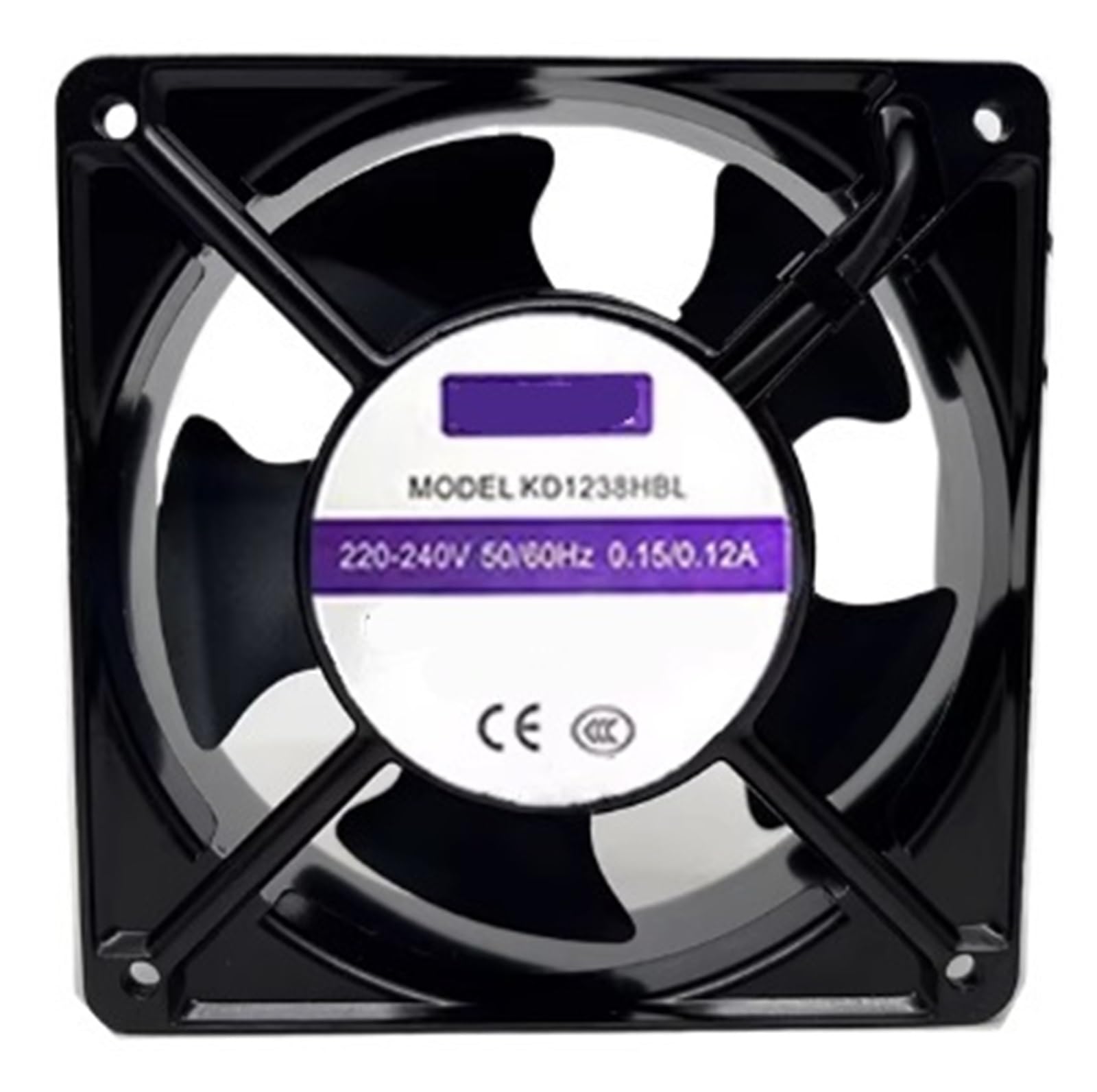 ZBWZXBDJ KD1238HBL 220-240V 0.15A/0.12A 120 * 38mm 12CM Cooling Fan