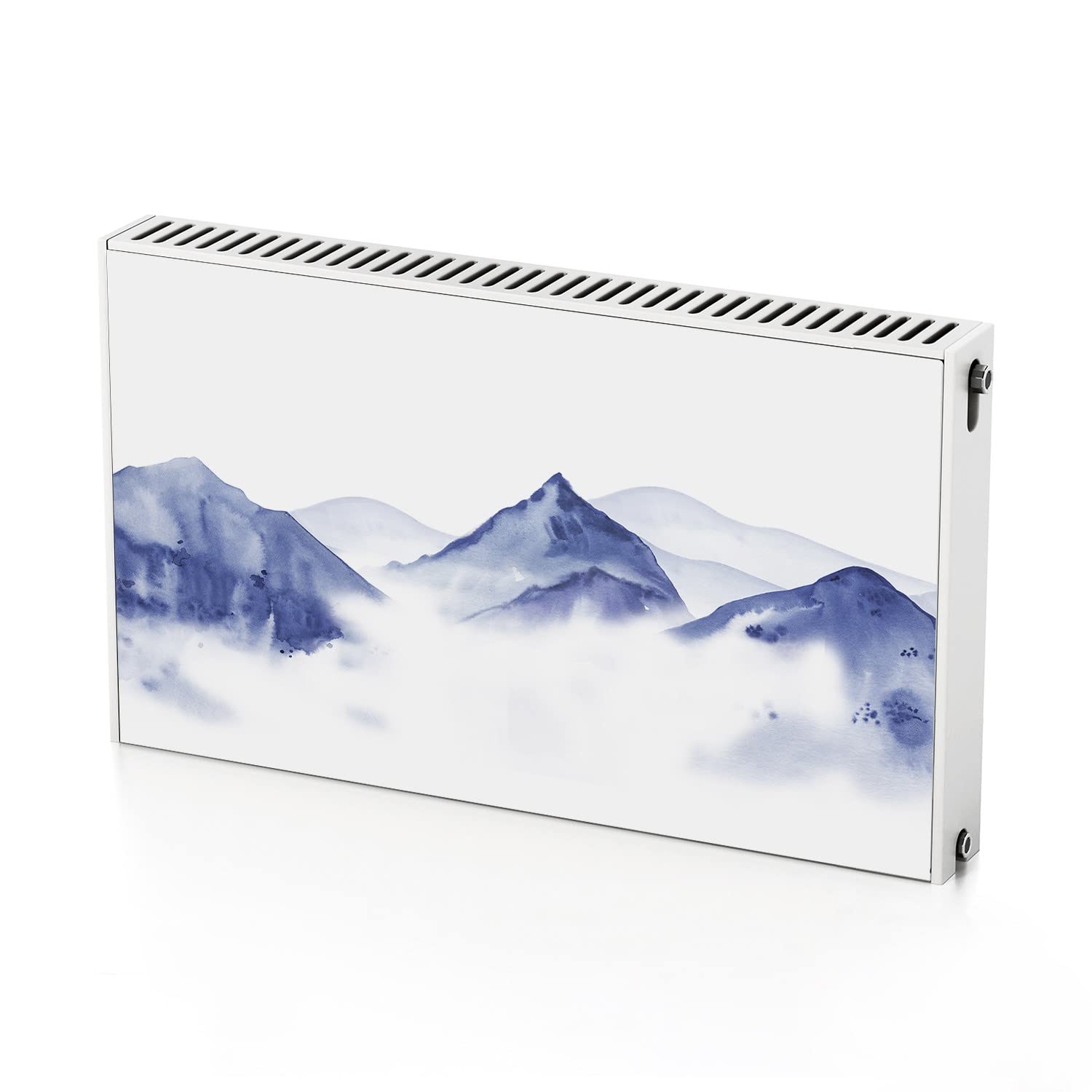 Chauffage inesthétique ? Cache-radiateur aimanté paysage montagneux 100x60