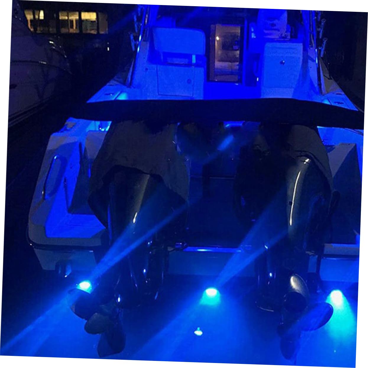 NAMOARLY 4Pcs Oval Shape LED Boat Lights Stern Deck Lamps for Boats Yachts Kayaks and Durable Lighting with Lens