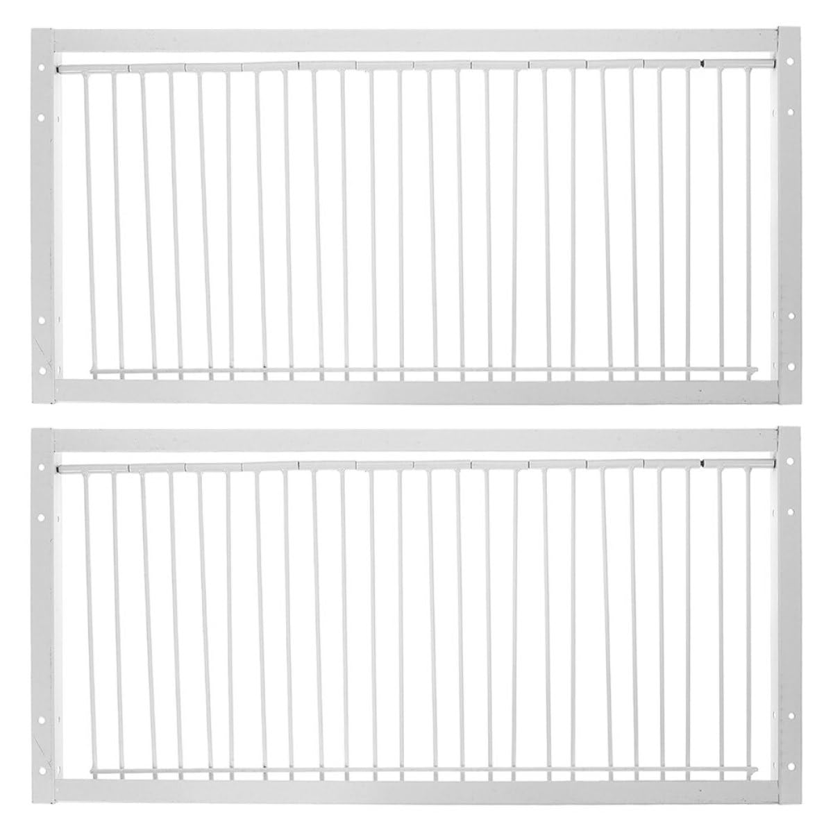 Ciieeo Puerta para Jaula de Palomas de Hierro Reforzado 50 Cm, 2 Piezas para Carreras y Saltos de Palomas, Puerta Actividad Resistente para Casa de Pájaros en Granja y Rancho